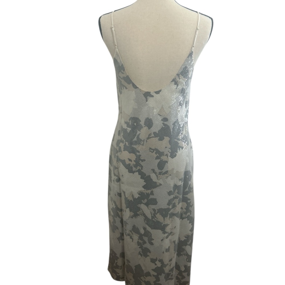 New sz 0 sequin camo spaghetti strap club Monaco cocktail dress lined. - Picture 5 of 16